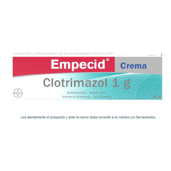 Empecid Antimicótico en Crema con Clotrimazol 1g x 20g | Farmacia Pacheco