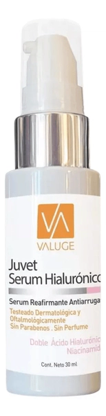 Juvet Valuge Serum Hialurónico Reafirmante Antiarrugas 30ml
