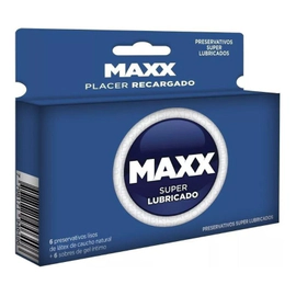 Maxx Super Lubricado Preservativos 6 Unidades