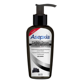 Asepxia Jabón Líquido Carbón Detox 200ml