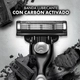 Gillette Mach3 Máquina De Afeitar Carbono 3 Hojas 1 Unidad