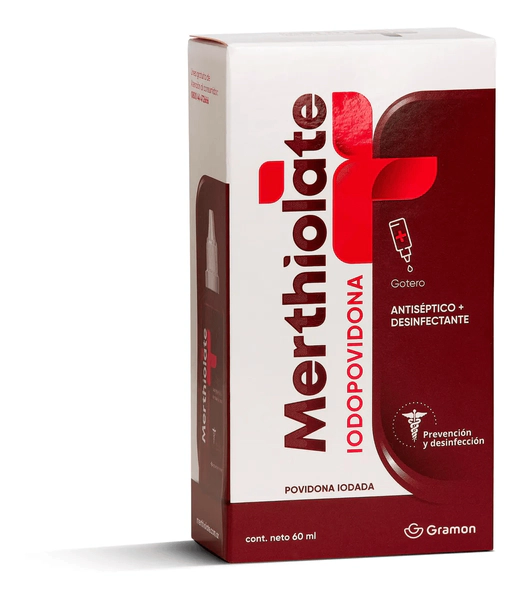 Merthiolate Iodopovidona Tópica Solución X 60ml