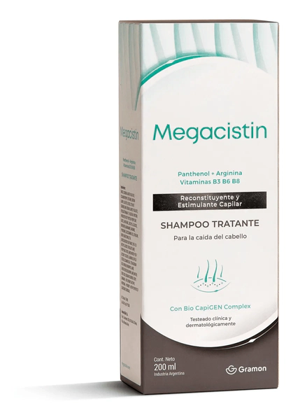 Megacistin Shampoo Anticaida Fortalecedor X 200 Ml