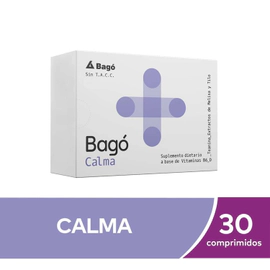 Bagó+ Calma suplemento dietario 30 comprimidos recubiertos