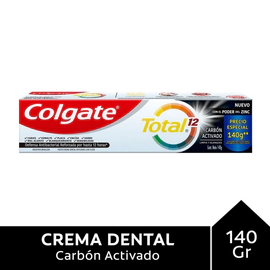 Colgate Total 12 Carbón Activado Crema Dental 140g