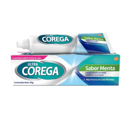 Ultra Corega Crema Adhesiva Para Protesis Sabor Menta 40g