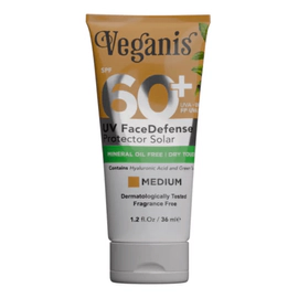 Veganis Protector Solar Facial Fps60 Tono Medio 36ml