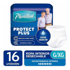 Plenitud Protect Plus Ropa Interior Talle G/ Xg 16 Unidades