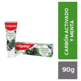 Colgate Natural Extracts Carbón y Menta Purificante Crema Dental 90g