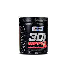 Star Nutrition Pump 3d Ripped 315 Gr Pre Entreno Strawberry Lime