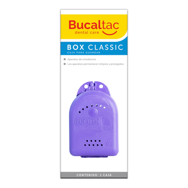 BUCAL Box Classic P/Ortodoncia 1 Unidad Colores Surtidos Con Aroma