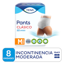 Ropa Interior TENA Pants Clásico talle M x 8 unidades