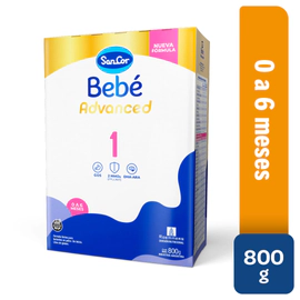 Sancor Bebé Advanced 1 Fórmula Láctea Estuche 800g 1 Unidad