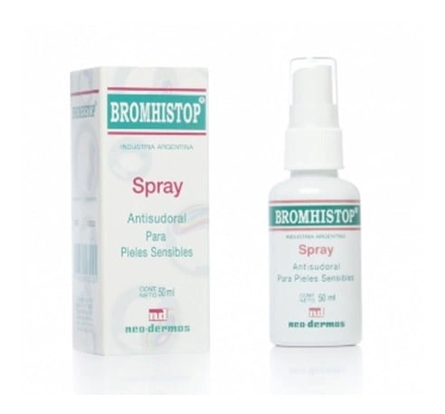 Bromhistop Antisudoral Para Piel Sensible Spray 50ml