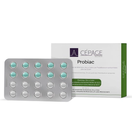 Cepage Probiac Suplemento Dietario Zinc Cobre Probiotico 60u