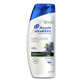 Shampoo Head & Shoulders Purificación Capilar Carbón 650ml