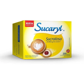 Sucaryl Sucralosa Para Cocinar Edulcorante X 200 Sobres