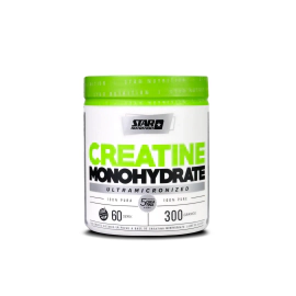 Star Nutrition Creatina Pote 300 Gr Monohidrato Micronizada Sin sabor