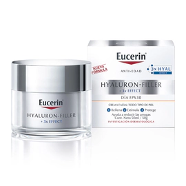 Crema antiarrugas de Día Eucerin HYALURON-FILLER + 3x Effect FPS 30 Todo tipo de