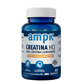 Ampk Creatina Hcl 750mg Cápsulas Deportivas x60comp