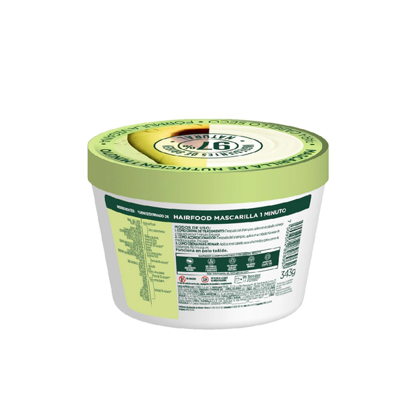 Hairfood Máscara Nutrición Aguacate 350 Ml