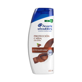 Shampoo Head & Shoulders Protección Caída Con Cafeína 650ml