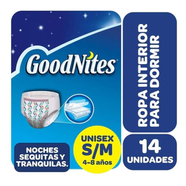 Goodnites Ropa Interior Para Adultos S/m 14 Unidades
