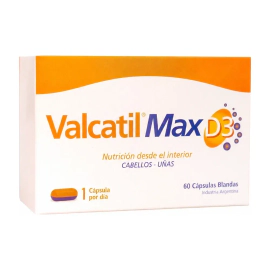 Valcatil Max Suplemento D3 60 Capsulas Blandas