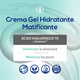 Perpiel Aqua Crema Gel Hidratante Matificante Facial 80 Ml