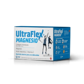 Ultraflex Magnesio Suplemento Dietario 15 Sobres Sabor Naranja