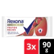 Rexona Jabón En Barra De Glicerina Frutos Rojos 3 X 90g