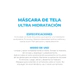 Dermaglós Máscara De Tela Ultra Hidratación 15ml. 1 Unidad