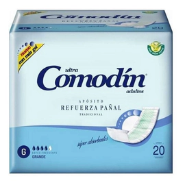 Comodin Ultra Apósito Refuerza Pañal Grande 20 Unidades