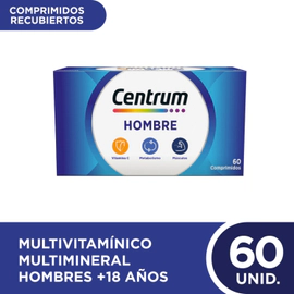 Centrum Hombre Multivitamínico Multimineral Suplemento X60c