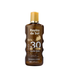 Rayito De Sol Aceite Solar Gold Fps30 195ml Bronceador
