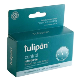 Tulipan Control Retardante Preservativo 12 Unidades