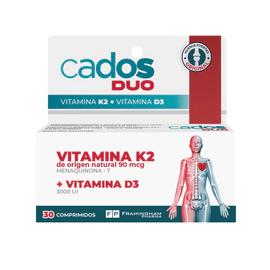 Cados Dúo Vitamina K2 + Vitamina D3 30 Comprimidos