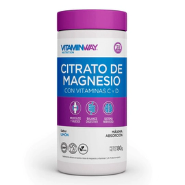 Citrato De Magnesio 400 Vitamin Way 180g Limón