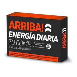 Natufarma Arriba Energia Diaria Guarana Ginseng 30 Comprs