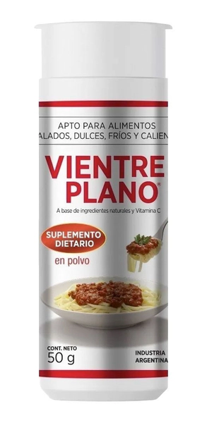 Vientre Plano Polvo Adelgazante Suplemento Dietario 50g