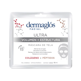 Dermaglós Máscara Facial de Tela Volumen y Elasticidad 15 ml
