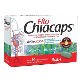 Fito Chiacaps Omega 3 Chia + Fitoesteroles Elea X 30 Caps