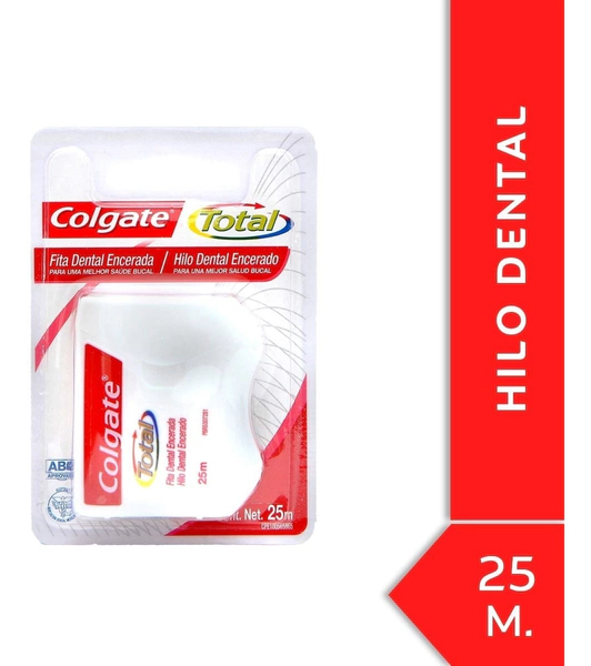 Colgate Total Hilo Dental Encerado 25 M