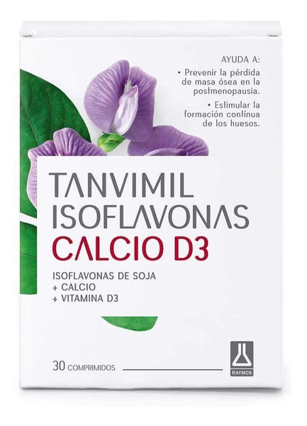 Tanvimil Isoflavonas Calcio Y Vitamina D3 30 Comprimidos