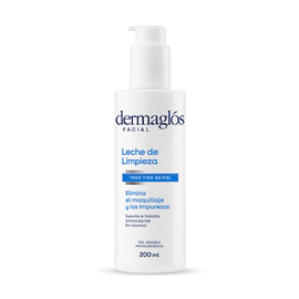 Dermaglos Leche De Limpieza Facial Piel Sensible 200ml