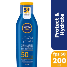 Protector solar NIVEA SUN Protect & Hydrate FPS 50 x 200 ml