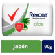Rexona Aloe Antibacterial Jabón Barra X 90 G