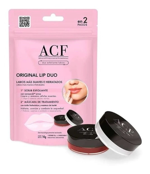 Acf Mascara Facial Duo Exfoliante De Labios Kit