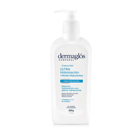 Dermaglos Ultra Hidratación Acido Hialurónico Crema Gel 300g