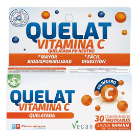 Quelat Vitamina C Quelatada 30 Comprimidos Masticables